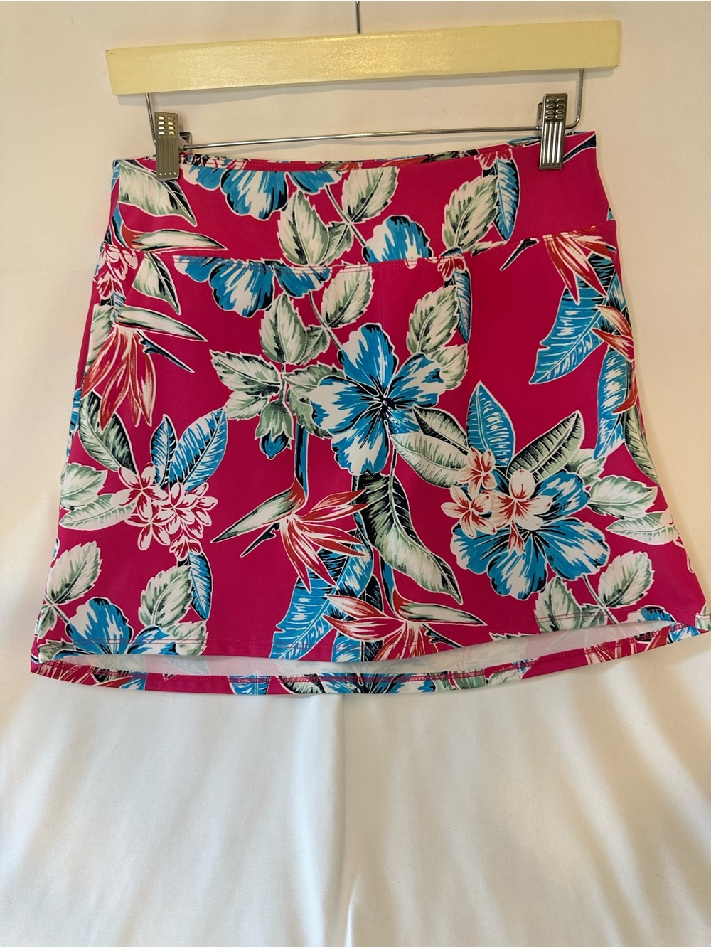 Tommy Bahama Tropical Print Skort Size S Pink Blue Golf Tennis Pickleball